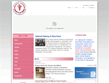 Tablet Screenshot of cancerindojogja.net